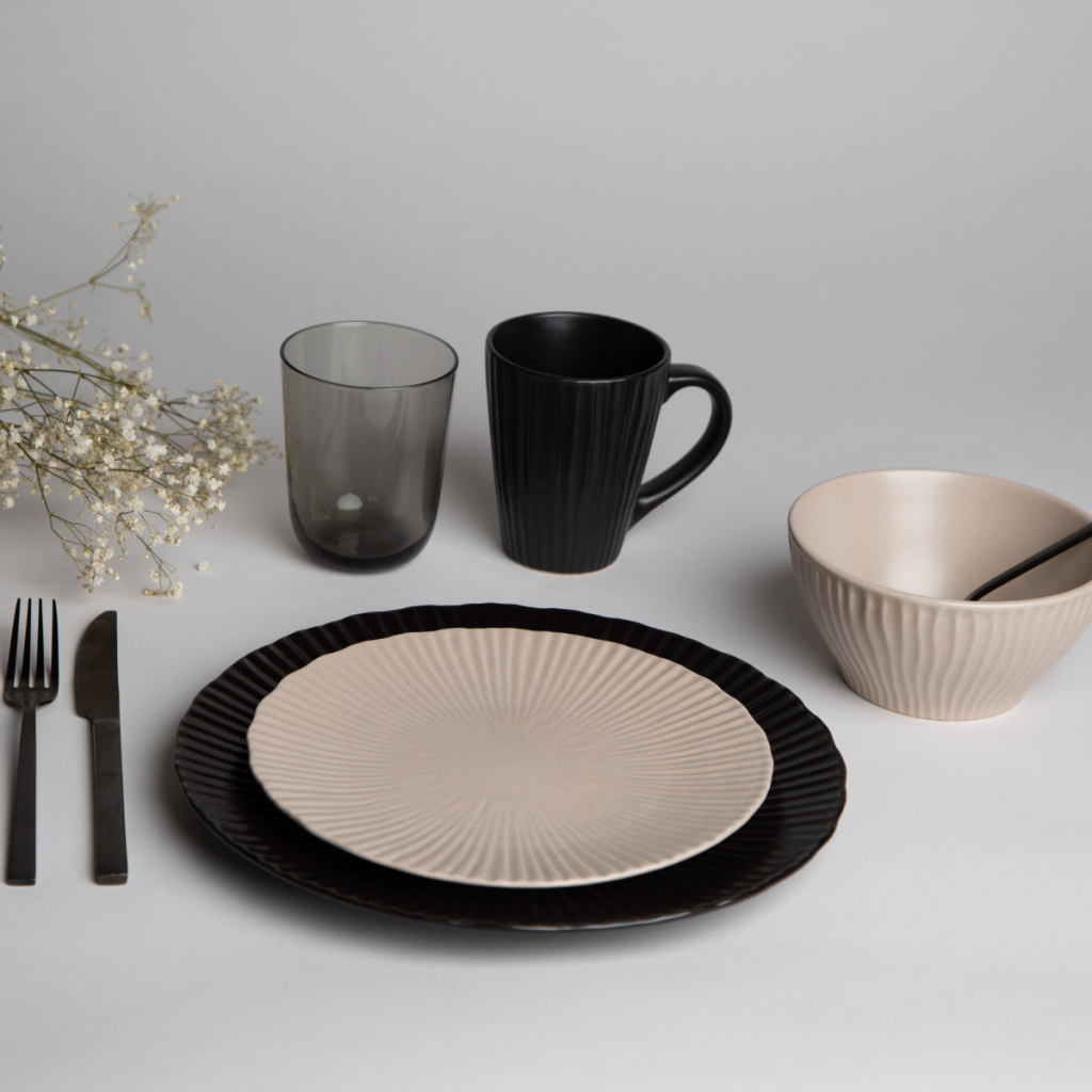 Lot de 6 assiettes à dessert, design 1, SUGAR