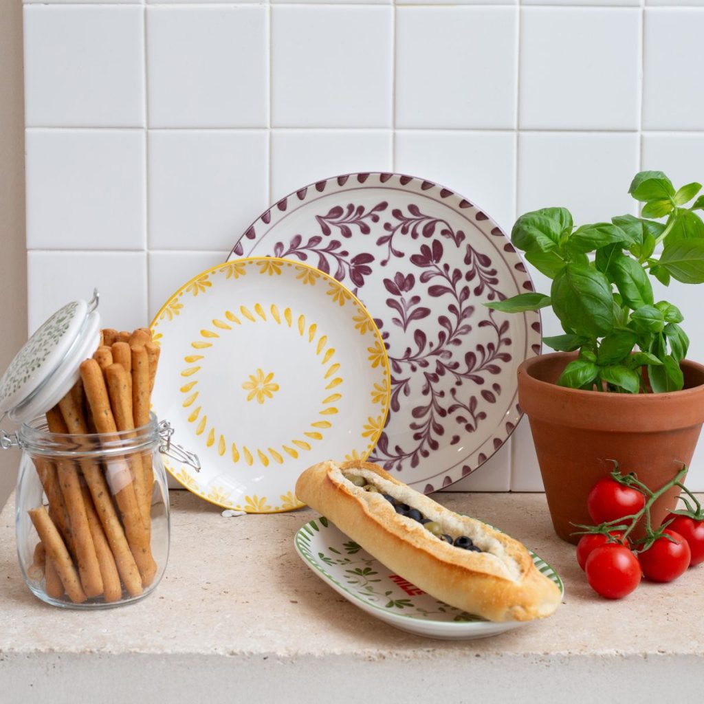 Lot de 6 assiettes à dessert, TRATTORIA