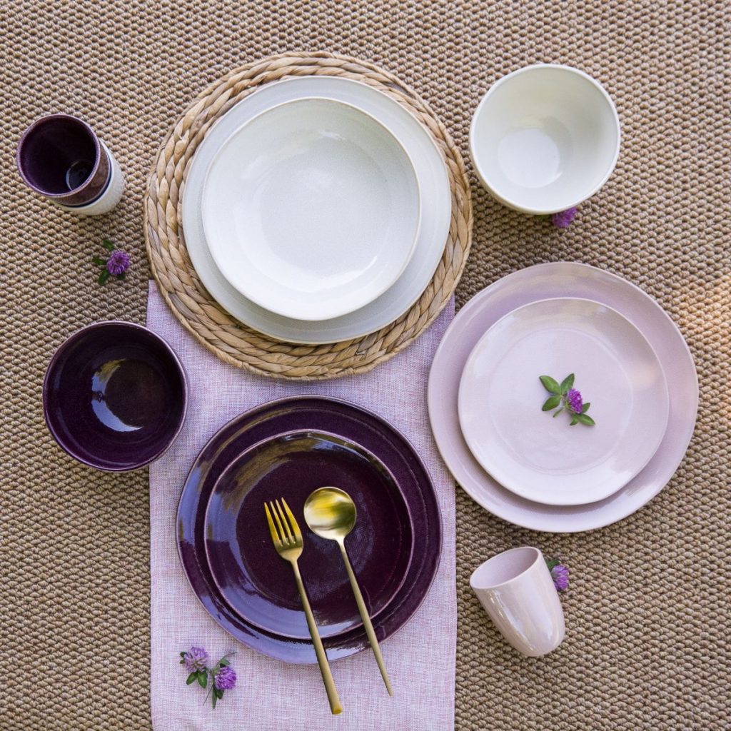 Lot de 6 assiettes creuses, TERRA