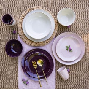 Lot de 6 assiettes creuses, TERRA