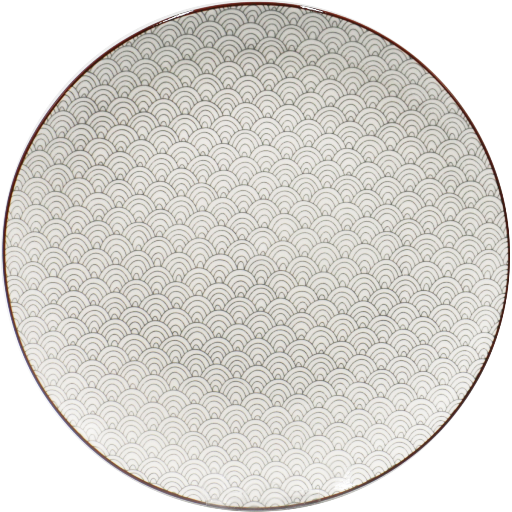 Lot de 6 grandes assiettes, SLOW