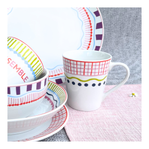 Lot de 6 mugs, RELAX SUNSET