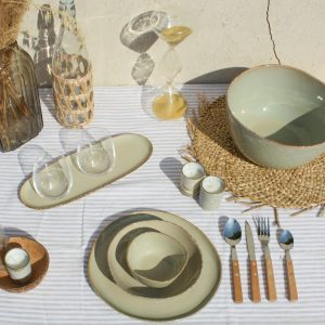 Lot de 6 petites assiettes, DUNE