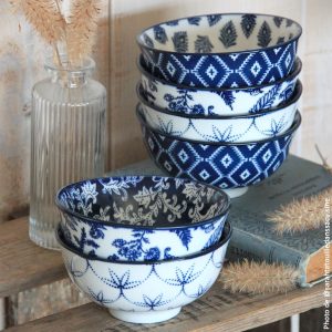 Service d'assiettes et bols 18 pièces, MAJORELLE