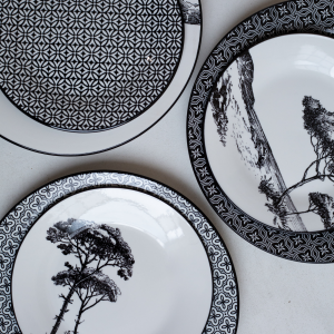 Service d'assiettes et bols 18 pièces, VILLA LES PINS